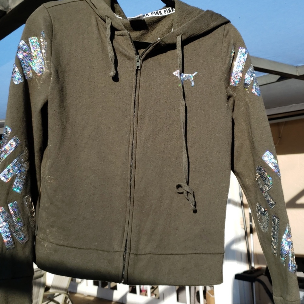XS victoria secret jacket sweater sequin
